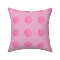 little yarn balls - summercolors pink on pink