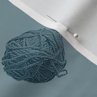 little yarn balls in Noir blues