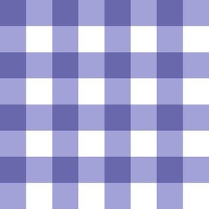 Gingham plaid pattern Very peri, Pantone color of the year 2022 small scale