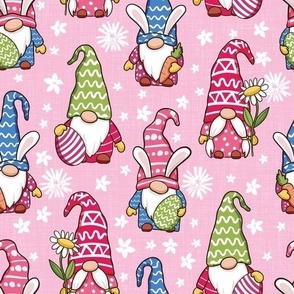 Easter Spring gnomes S22 pink