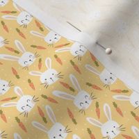 easter bunnies easter fabric golden tiny scale