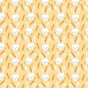 easter bunnies easter fabric golden tiny scale