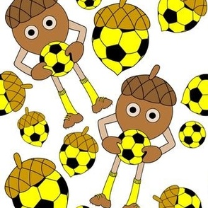 Yellow Soccer Nut