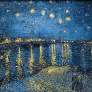 Starry Night over the Rhone (36"x28") soft colors