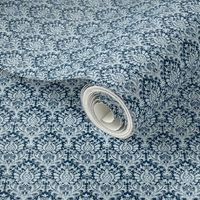 India Damask blue