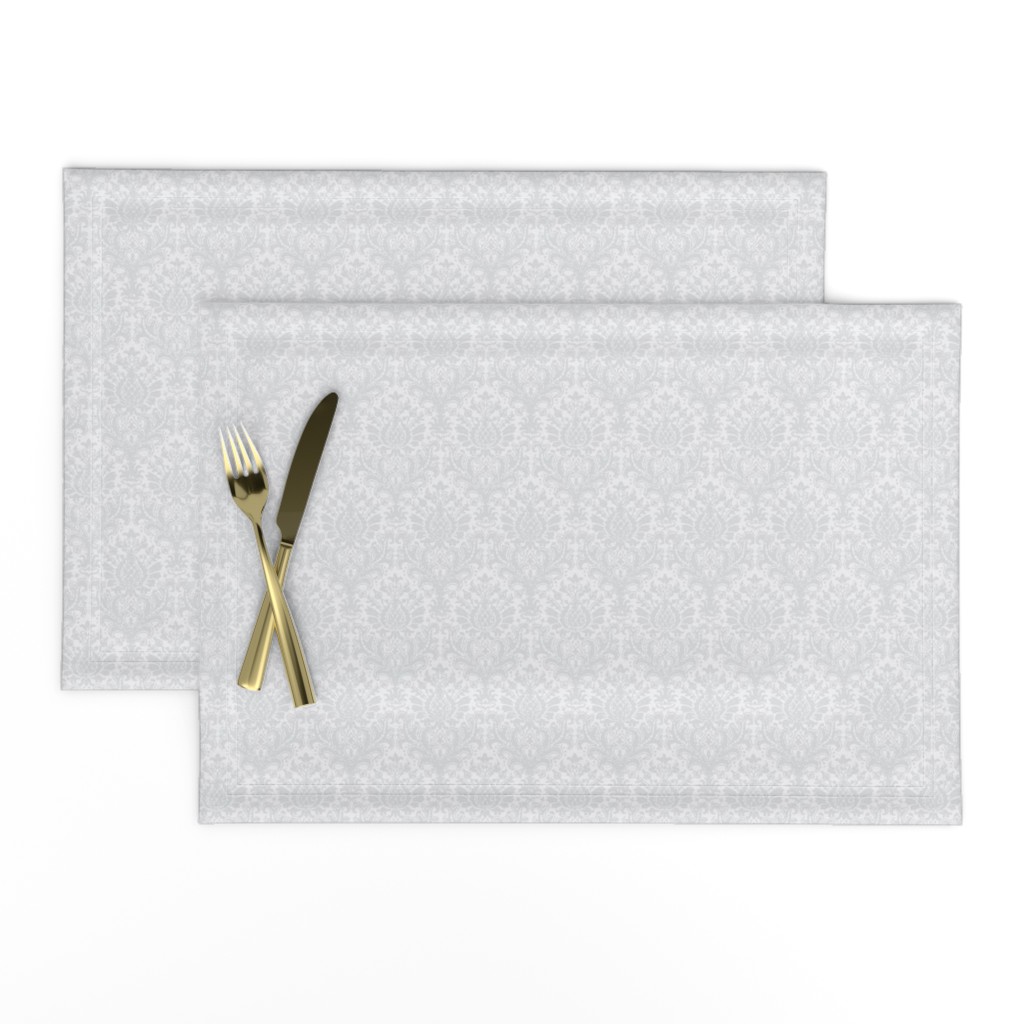 India Damask white