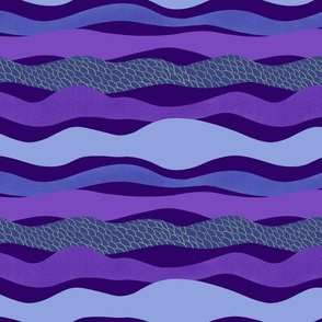 Waves Purple Horizontal