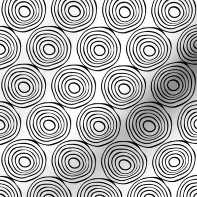 Black and white Circles