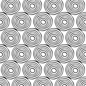 Black and white Circles