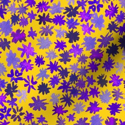 Fleurs de Provence // Golden Yellow and Blues