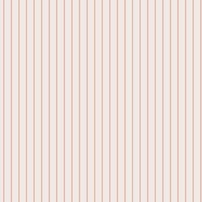 Small Vertical Pin Stripe Pattern - Champagne and Blushing Rose