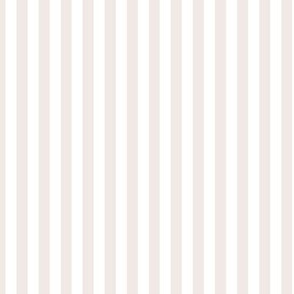 Vertical Bengal Stripe Pattern - Champagne and White