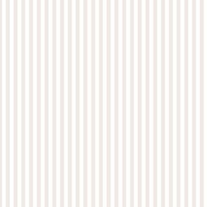 Small Vertical Bengal Stripe Pattern - Champagne and White