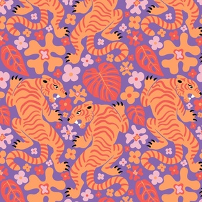 Tiger Tiger - Pink + Purple