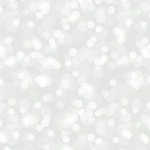 Sparkly Bokeh Pattern - Lilly White Color
