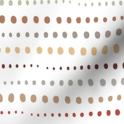 dots waves - earthy colors - dots wallpaper