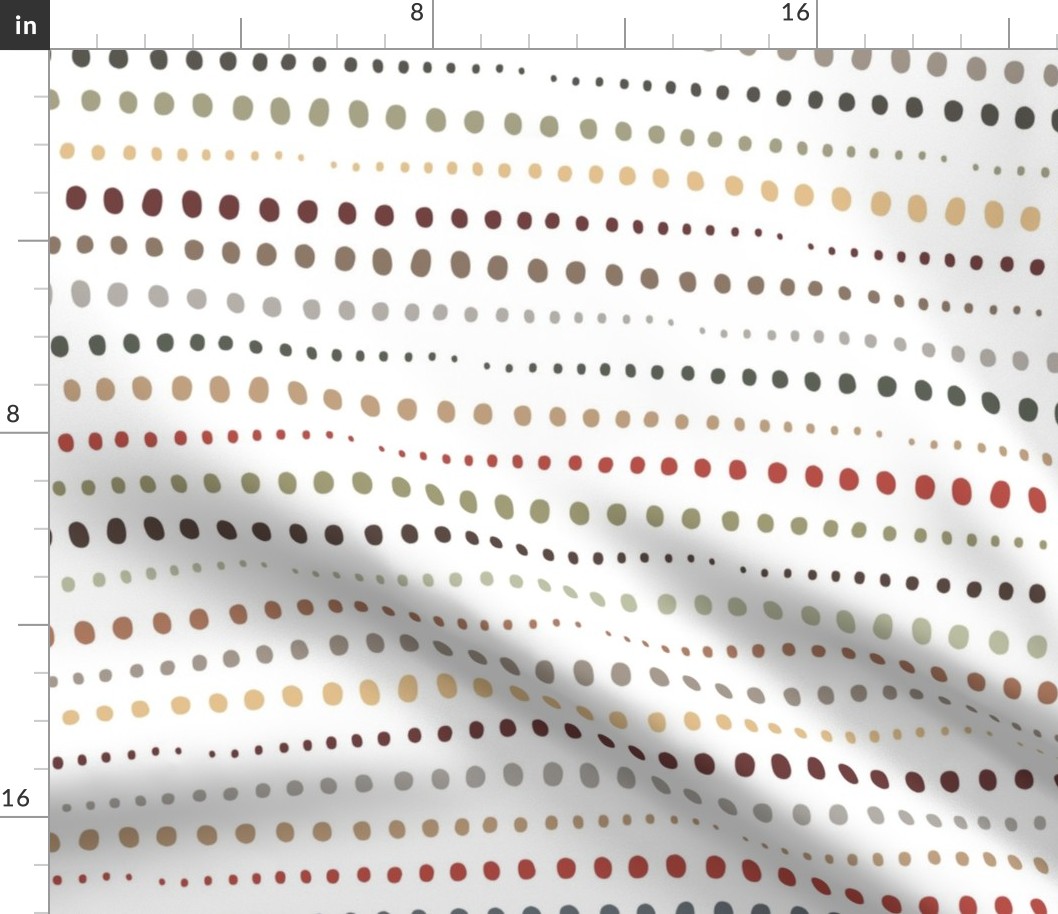 dots waves - earthy colors - dots wallpaper