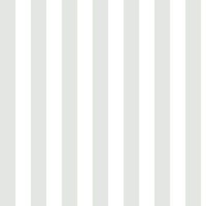 Vertical Awning Stripe Pattern - Lilly White and White