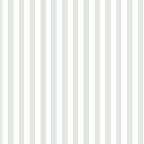Vertical Bengal Stripe Pattern - Lilly White and White
