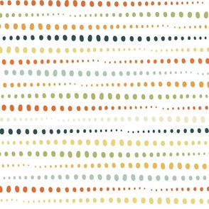 dots waves - vintage colors - dots wallpaper