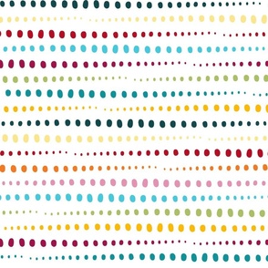 dots waves - bohemian colors - dots wallpaper