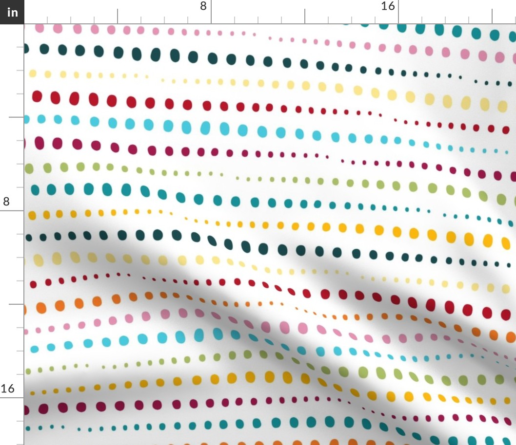 dots waves - bohemian colors - dots wallpaper