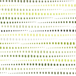 dots waves - shades of green - dots wallpaper