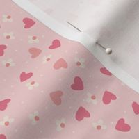 Dainty Pink Hearts (Small)