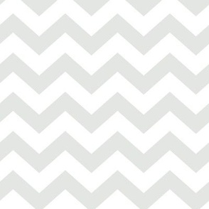Chevron Pattern - Lilly White and White