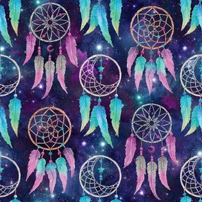 Large Scale Catch My Dreams Starry Galaxy Dreamcatchers