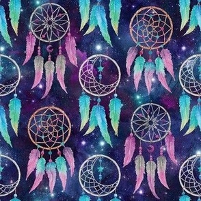 Medium Scale Catch My Dreams Starry Galaxy Dreamcatchers