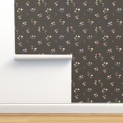 Squirrels Flowers in Muted by JKindDesign