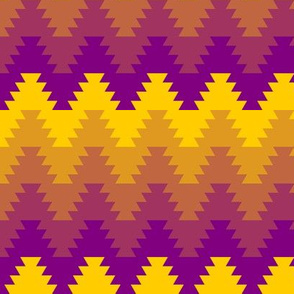 01237289 : jagged zigzag 5 warm