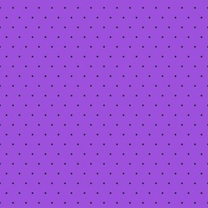 Tiny Black Polkadots on Purple