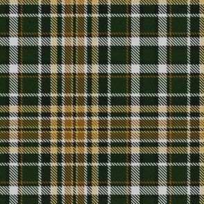 White Paths Plaid In Drab Green Brown and Cream