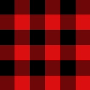 red black buffalo check