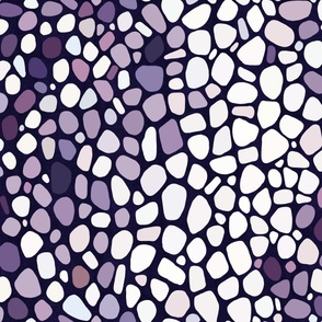 Sea Glass Lavender Purple Cheater Quilt