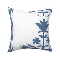 Tulip Indienne Stripe Navy on White