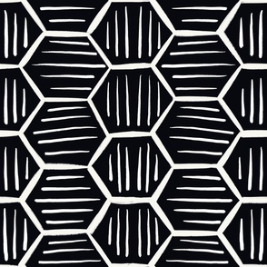 Modern Black And White Fabric, Wallpaper and Home Decor | Spoonflower