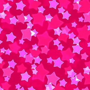 Starry Bokeh Pattern - Ruby Color