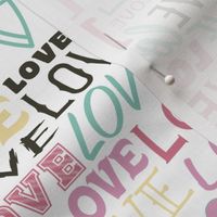 love is all around - colorway 2 - large