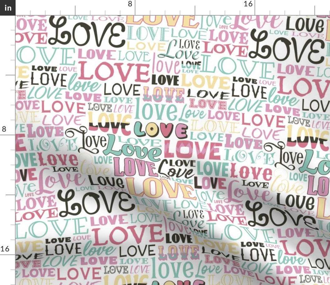 love is all around - colorway 2 - large