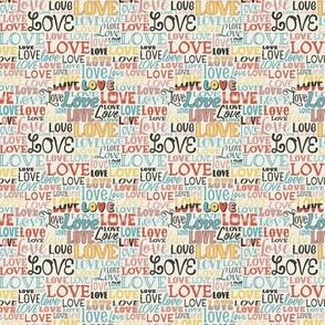 love is all around - colorway 3 - tiny