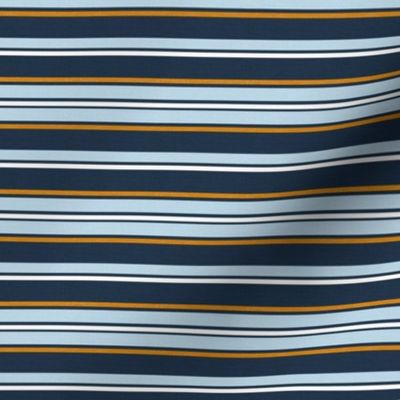 Hit The Slopes Textured Stripe Navy Blue Small Scale