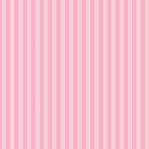 Stripe Ditsy Kitty Love pink and cotton candy (Small)