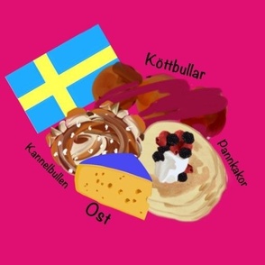Swedish Foods Hot Pink Medium