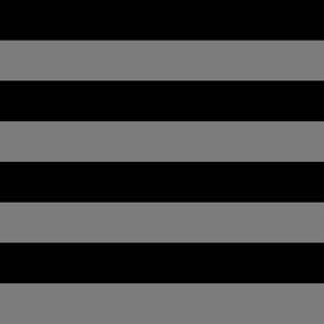 One Inch Stripes in Dark Gray