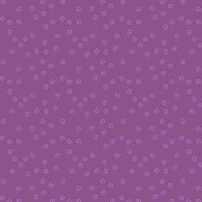 Faint Doodle Dots - Purple, small scale