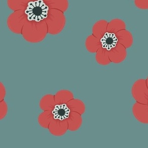 Cartoon Poppies