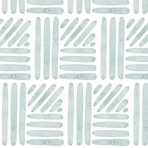 Comfy Avocado - Painted Lines (teal)